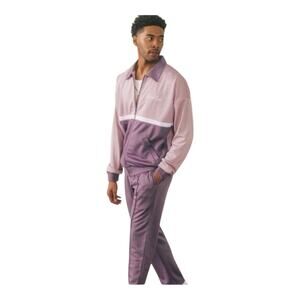Bogey Boys by Macklemore Tracksuit Jacket Purple Golf Athleisure Men's Medium